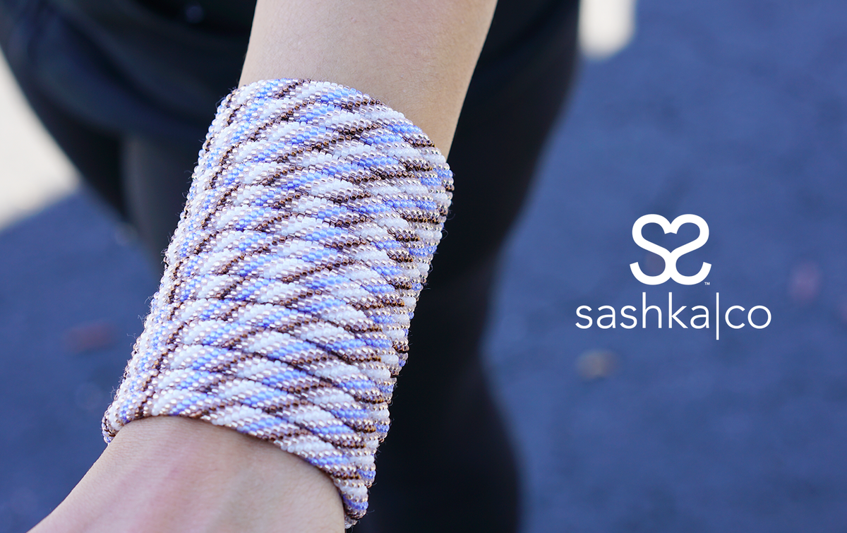 Sashka Co. Original Bracelet Rose Gold / White / Light Blue / Bronze Limited Release Bracelet