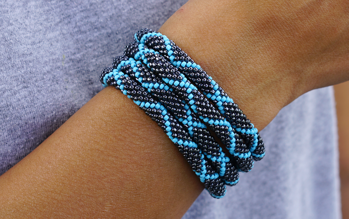Sashka Co. Original Bracelet Silver / Baby Blue Let It Be Bracelet
