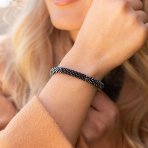 Sashka Co. Original Bracelet Silver / Black Rogue Bracelet