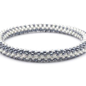 Sashka Co. Original Bracelet Silver / Clear Serenity Bracelet