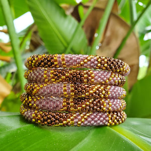 Sashka Co. Original Bracelet Taupe / Brown / Gold Colossal Bracelet