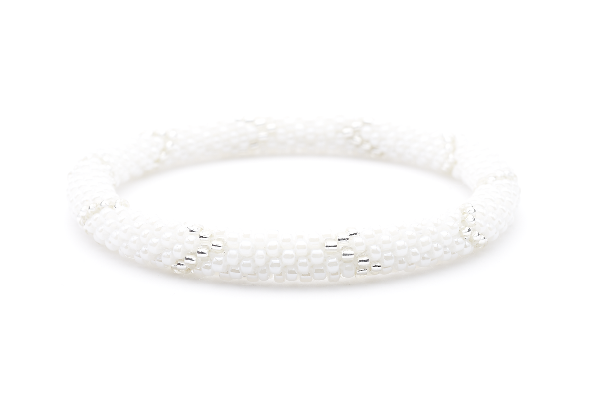Sashka Co. Original Bracelet White / Clear Beautifully Simple Bracelet