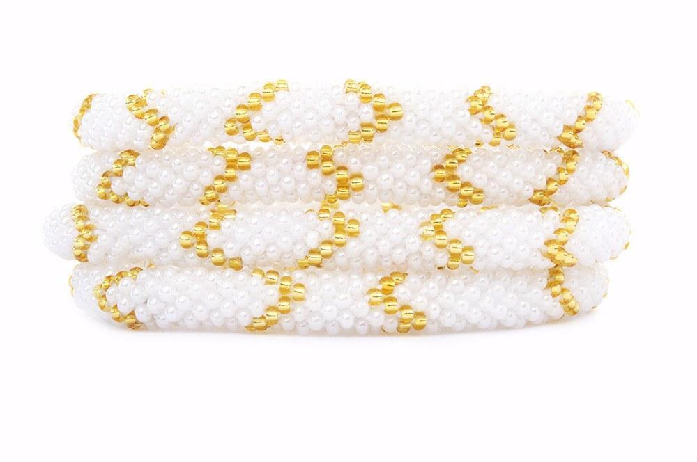 Sashka Co. Original Bracelet White/Gold Rise Bracelet