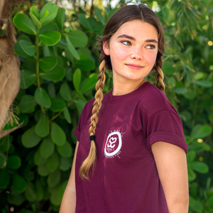 sashka|co® Shirt Classic Fit Maroon Vibes Tee