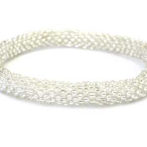 Sashka Co. Solid Clear Diamond Sparkle Bracelet - Kids