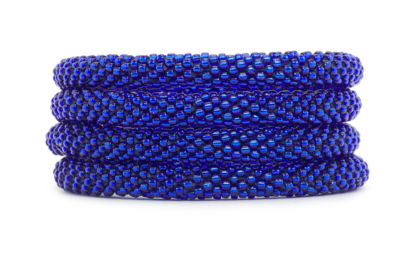 Sashka Co. Solid Deep Blue Friends Bracelet - Extended 8"
