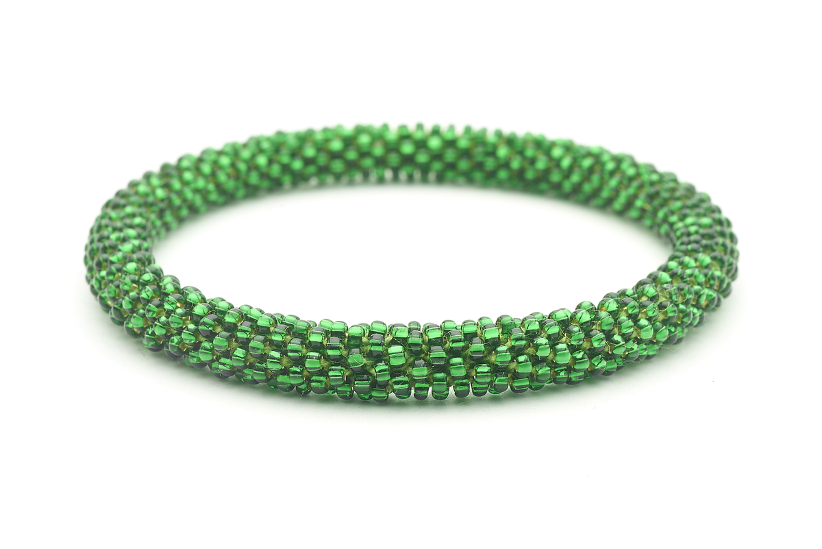 Sashka Co. Solid Green Be Kind Bracelet