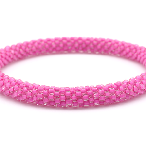 Sashka Co. Solid Hot Pink Solid Hot Pink Bracelet - Extended 8"