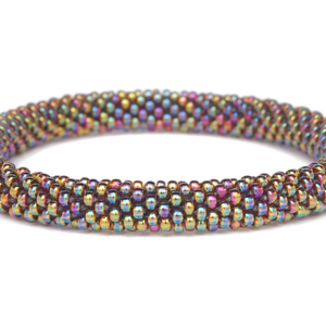 Sashka Co. Solid Iridescent Mix Lucky Penny Bracelet - Extended 8"