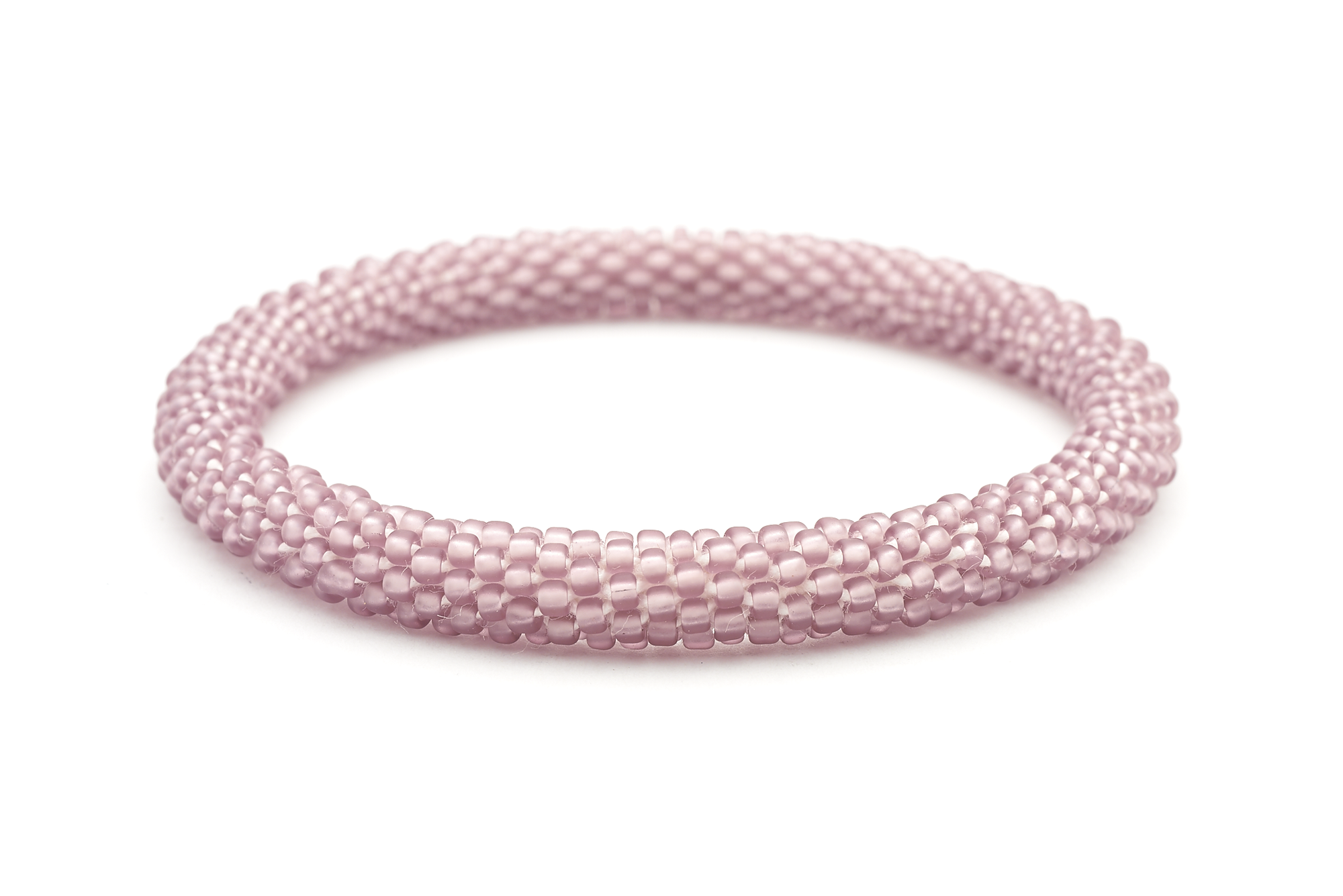 Handmade glass bead bracelet from Nepal, featuring a roll design. Also known as a beaded bracelet, seed bead bracelet, beach glass bracelet, or sea glass bracelet
