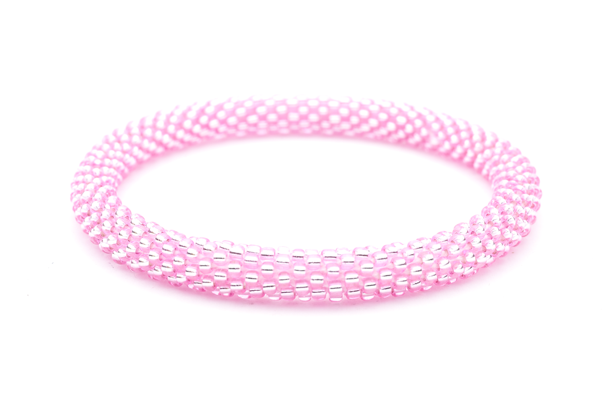 Sashka Co. Solid Solid Metallic Pink Metallic Pink Bracelet - Kids