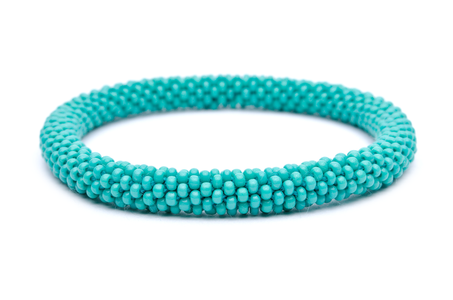 Sashka Co. Solid Turquoise Solid Turquoise Bracelet- Extended 8"
