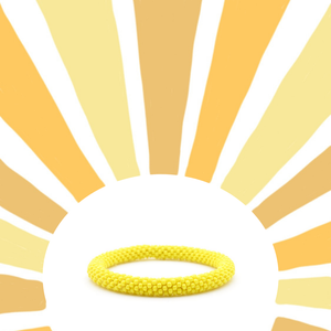 Sashka Co. Solid Yellow The Sunshine Bracelet - Kids